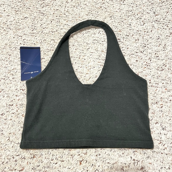 Brandy Melville Tops - NWT Brandy Melville Dark Green Halter Top